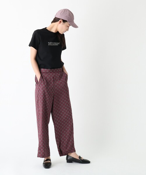 OPAQUE.CLIP(オペークドットクリップ)の「◆メッセージプリントTシャツ【WEB限定サイズ】(Tシャツ/カットソー・レディース・ブラック/オフホワイト/イエロー・40/38/42)」の19枚目の写真