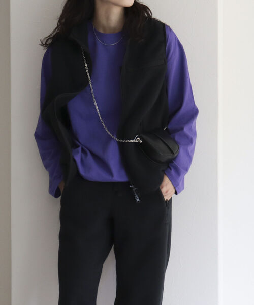 WILD THINGS(ワイルドシングス)の「【別注カラーあり】【WILD THINGS/ワイルドシングス】POLARTEC VEST フリースベスト(ベスト・レディース・ライトグレー/ブラック・M)」の11枚目の写真