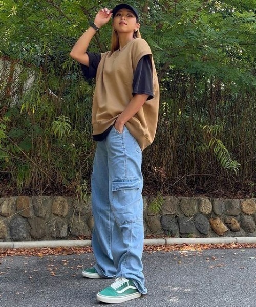 VANS(バンズ)の「VANS ヴァンズ OLD SKOOL オールドスクール V36CF COLORS L.GREEN(スニーカー・メンズ・グリーン・6/10h/12/7/8h/5h/4/10/11/13/9/6h/5/8/4h/7h/9h)」の8枚目の写真