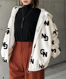 classicalelf（クラシカルエルフ）の「もこもこ柔らか。アルファベットボリュームファーパーカー（ブルゾン・メンズ）」