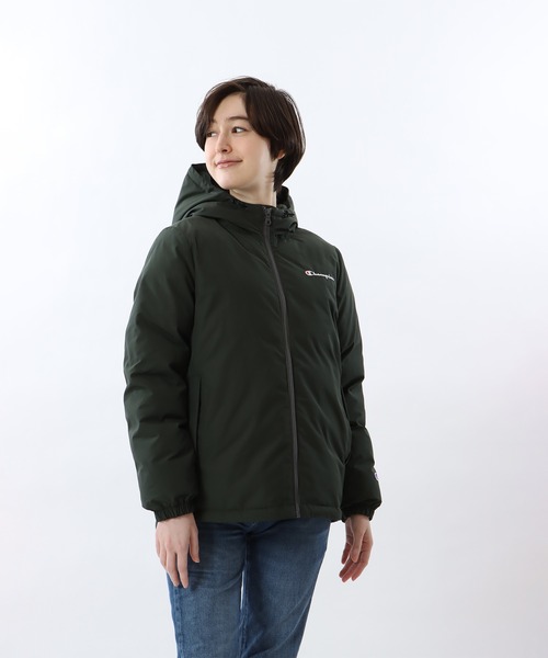 Champion(チャンピオン)の「【Champion/チャンピオン】レディース ジップフーデッドジャケット(その他アウター・レディース・ブラック/ネイビー/ダークグリーン・MEDIUM/LARGE)」の2枚目の写真