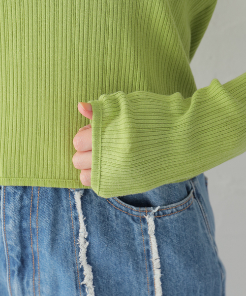 Oriens JOURNAL STANDARD（オリエンス ジャーナルスタンダード）の「バタフライエンブレムロングスリーブ / Butterfly emb. Long Sleeve（Tシャツ/カットソー・レディース・ホワイト/レッド/モスグリーン・FREE）」の18枚目の写真