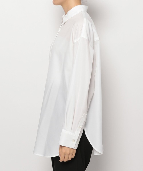 LEPSIM（レプシィム）の「レギュラーシャツ　349274（シャツ/ブラウス・レディース・ライトブルー/オフホワイト/チャコールグレー・TALL/FREE）」の16枚目の写真