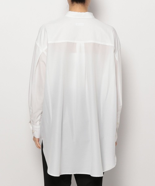 LEPSIM（レプシィム）の「レギュラーシャツ　349274（シャツ/ブラウス・レディース・ライトブルー/オフホワイト/チャコールグレー・TALL/FREE）」の20枚目の写真