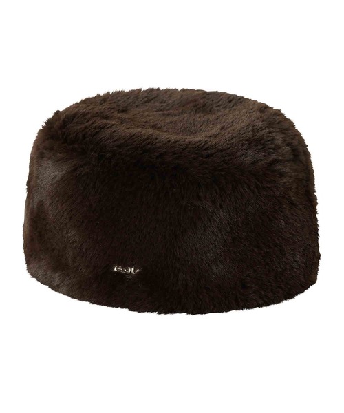 X-girl（エックスガール）の「COSSACK CAP（ハンチング/ベレー帽・レディース・ブラック/ホワイト/ブラウン・ONE SIZE）」の13枚目の写真