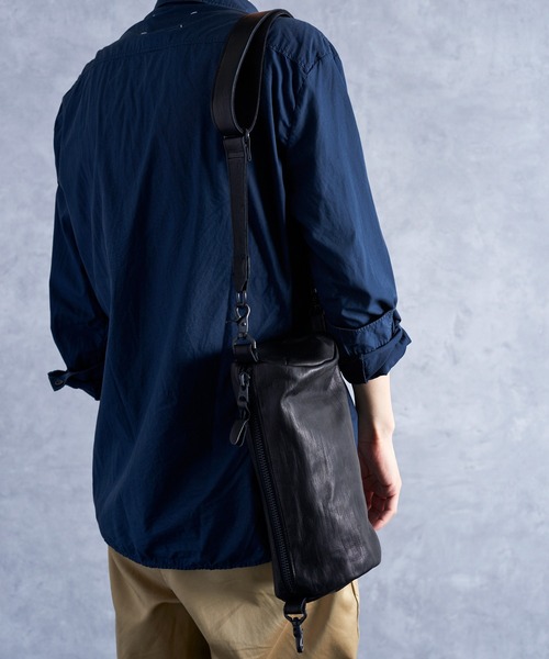 Butler Verner Sails バトラーバーナーセイルズ / Horse leather roll shoulder 馬革ロールレザーショルダーバッグ / JA-1059-22