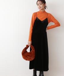 N.（N. Natural Beauty Basic） | ◆ベロアキャミワンピース(ワンピース)