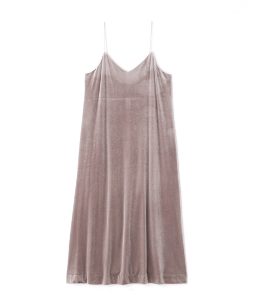 N.（N. Natural Beauty Basic）（エヌエヌナチュラルビューティーベーシック）の「◆ベロアキャミワンピース（ワンピース・レディース・ブラック/グレー・MEDIUM）」の14枚目の写真