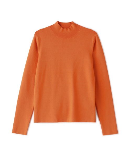 N.（N. Natural Beauty Basic）（エヌエヌナチュラルビューティーベーシック）の「◆総針ボトルネック長袖ニット（ニット/セーター・レディース・ブラック/オレンジ/グリーン/クリーム/ブラウン・MEDIUM）」の20枚目の写真