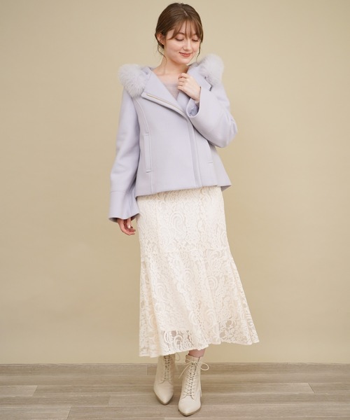 NOELA（ノエラ）の「ファー付ショート2WAYコート（その他アウター