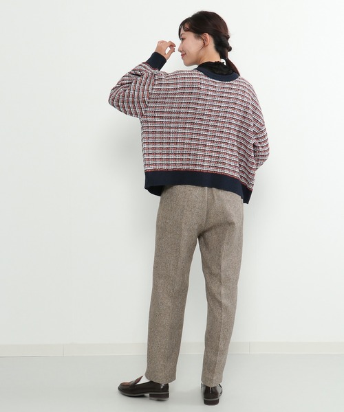 LBC(エルビーシー)の「【ZOZO限定】ツイードニット2WAYカーディガン(カーディガン/ボレロ・レディース・その他21/ベージュ・M/L)」の20枚目の写真