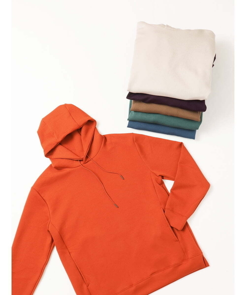 a.v.v(アーヴェヴェ)の「【累計2.5万枚販売】ソフトダンボールなめらかパーカー(パーカー・メンズ・グリーン/ブルー/ベージュ/ボルドー/モカ/オレンジ・46/50/48/44/52)」の1枚目の写真