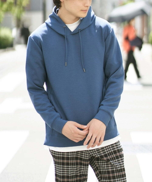 a.v.v(アーヴェヴェ)の「【累計2.5万枚販売】ソフトダンボールなめらかパーカー(パーカー・メンズ・グリーン/ブルー/ベージュ/ボルドー/モカ/オレンジ・46/50/48/44/52)」の5枚目の写真