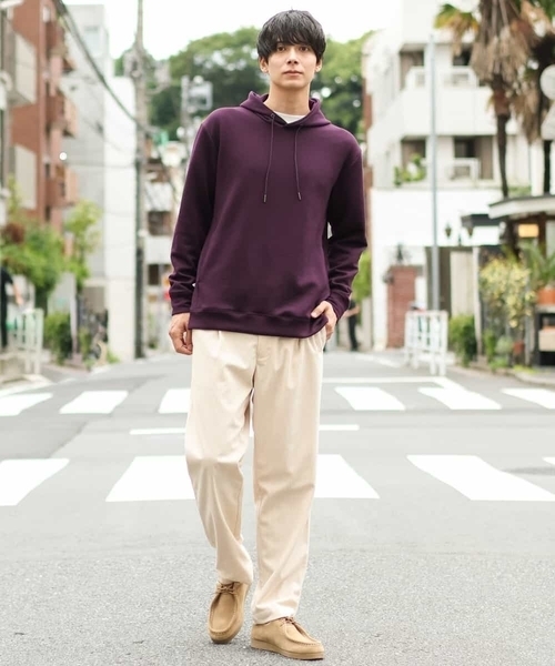 a.v.v(アーヴェヴェ)の「【累計2.5万枚販売】ソフトダンボールなめらかパーカー(パーカー・メンズ・グリーン/ブルー/ベージュ/ボルドー/モカ/オレンジ・46/50/48/44/52)」の12枚目の写真