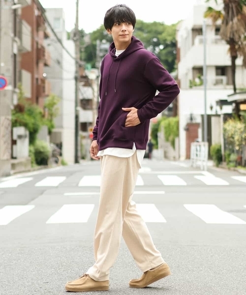 a.v.v(アーヴェヴェ)の「【累計2.5万枚販売】ソフトダンボールなめらかパーカー(パーカー・メンズ・グリーン/ブルー/ベージュ/ボルドー/モカ/オレンジ・46/50/48/44/52)」の13枚目の写真