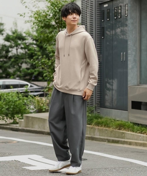 a.v.v(アーヴェヴェ)の「【累計2.5万枚販売】ソフトダンボールなめらかパーカー(パーカー・メンズ・グリーン/ブルー/ベージュ/ボルドー/モカ/オレンジ・46/50/48/44/52)」の16枚目の写真