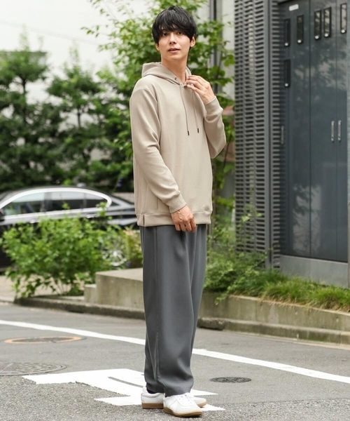 a.v.v(アーヴェヴェ)の「【累計2.5万枚販売】ソフトダンボールなめらかパーカー(パーカー・メンズ・グリーン/ブルー/ベージュ/ボルドー/モカ/オレンジ・46/50/48/44/52)」の17枚目の写真