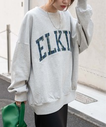 WEGO | WEGO/刺繍ワッペンプルオーバー(スウェット)