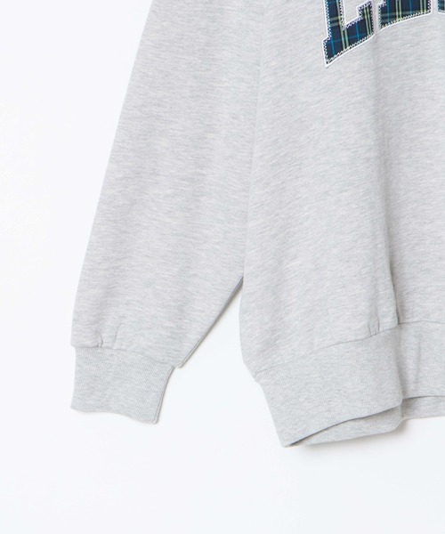 WEGO（ウィゴー）の「WEGO/刺繍ワッペンプルオーバー（スウェット・レディース・オートミール/ネイビー・FREE）」の13枚目の写真