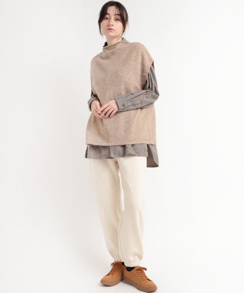 RNA-N（アールエヌエーエヌ）の「K2610 マシュマロタッチベスト（ベスト・レディース・クリーム/アイボリー/ブラック・MEDIUM）」の13枚目の写真