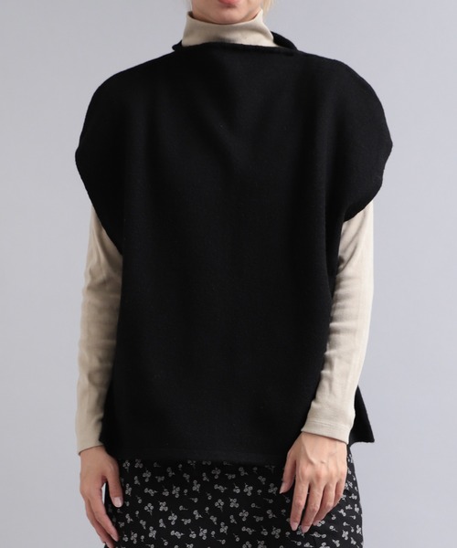 RNA-N（アールエヌエーエヌ）の「K2610 マシュマロタッチベスト（ベスト・レディース・クリーム/アイボリー/ブラック・MEDIUM）」の20枚目の写真