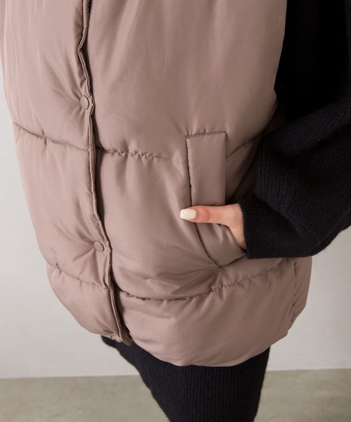 SpRay（スプレイ）の「モンスター中綿ベスト（ベスト・レディース・アイボリー/ベージュ/モカ/ブラック・FREE）」の14枚目の写真