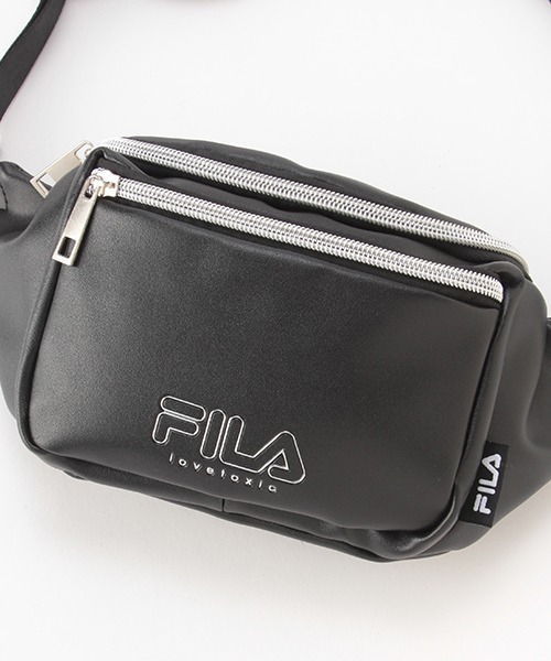 LOVETOXIC(ラブトキシック)の「【FILA】合皮ウェストポーチ(ボディバッグ/ウエストポーチ・キッズ・オフホワイト/ブラック/パープル・FREE)」の9枚目の写真
