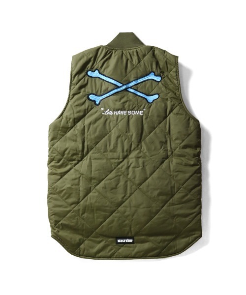 ICECREAM（アイスクリーム）の「QUILTING VEST（ベスト・メンズ・ブラック/カーキ/ネイビー・MEDIUM/LARGE/SMALL）」の2枚目の写真