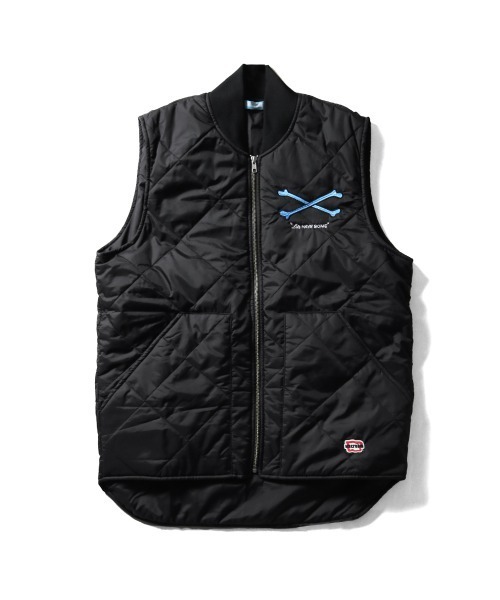 ICECREAM（アイスクリーム）の「QUILTING VEST（ベスト・メンズ・ブラック/カーキ/ネイビー・MEDIUM/LARGE/SMALL）」の4枚目の写真