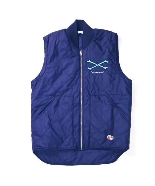 ICECREAM（アイスクリーム）の「QUILTING VEST（ベスト・メンズ・ブラック/カーキ/ネイビー・MEDIUM/LARGE/SMALL）」の5枚目の写真