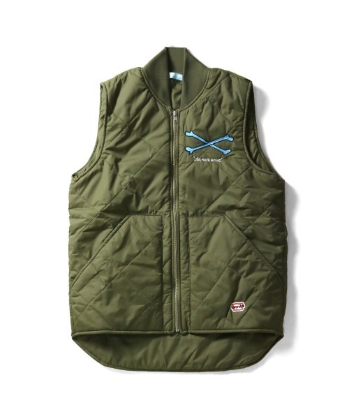 ICECREAM（アイスクリーム）の「QUILTING VEST（ベスト・メンズ・ブラック/カーキ/ネイビー・MEDIUM/LARGE/SMALL）」の6枚目の写真