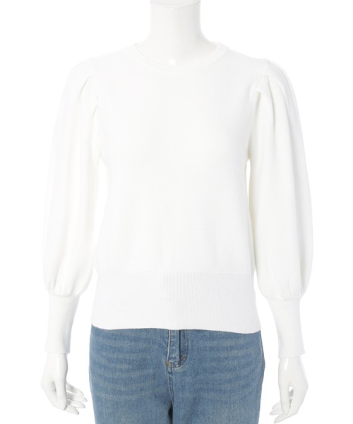 ハイゲージバルーンスリーブニット（ニット/セーター）｜fifth