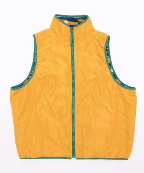 Anytime Songs(エニータイムソングス)の「マイクロフリース リバーシブル配色ベスト(ベスト・メンズ・ブラック/オートミール/モカ/グリーン・LARGE/MEDIUM/X-LARGE)」の13枚目の写真