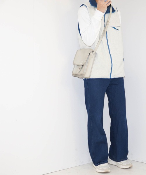 Anytime Songs(エニータイムソングス)の「マイクロフリース リバーシブル配色ベスト(ベスト・メンズ・ブラック/オートミール/モカ/グリーン・LARGE/MEDIUM/X-LARGE)」の18枚目の写真