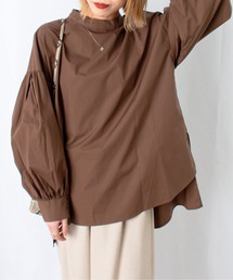 LUCA/LADY LUCK LUCA | LC/LLL ハイネック袖ボリュームギャザーブラウス(シャツ/ブラウス)