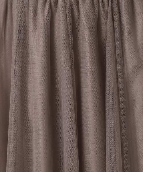 SHOO・LA・RUE(シューラルー)の「◆チュール ボリューム ロングスカート(スカート・レディース・ブラック系2/ベージュ系その他2/ベージュ系その他6・00)」の4枚目の写真