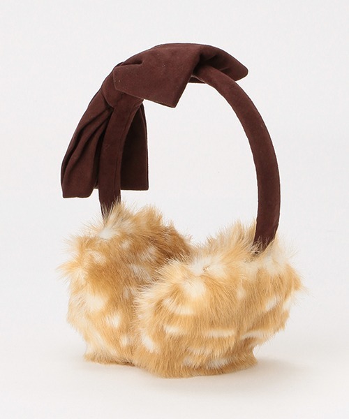 kate spade new york kids（ケイトスペードニューヨーク）の「トドラー ボウイヤーマフ（イヤーマフ・キッズ・ベージュ/ピンク/サックスブルー・FREE）」の15枚目の写真