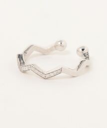 PAS TIERRA（パティエラ）の「エリーキュービックジルコニアイヤーカフ(Mサイズ)（イヤーカフ）」