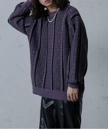 Ellno Loset（エルノロゼット）の「ジャガードニット（ニット/セーター・メンズ）」