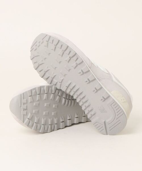 NEW BALANCE（ニューバランス）の「スエード/メッシュアッパースニーカー エッセンシャルパックパック WL574（スニーカー・レディース・ホワイト/ブラック・7.5/6/6.5/8.5/8/7/9）」の4枚目の写真