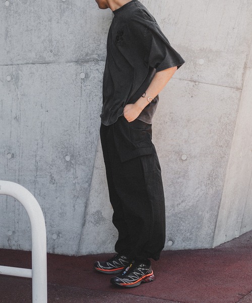 新品　イエナ　カーゴパンツ　黒　38 セール】キュプラツイルイージーカーゴパンツ（カーゴパンツ
