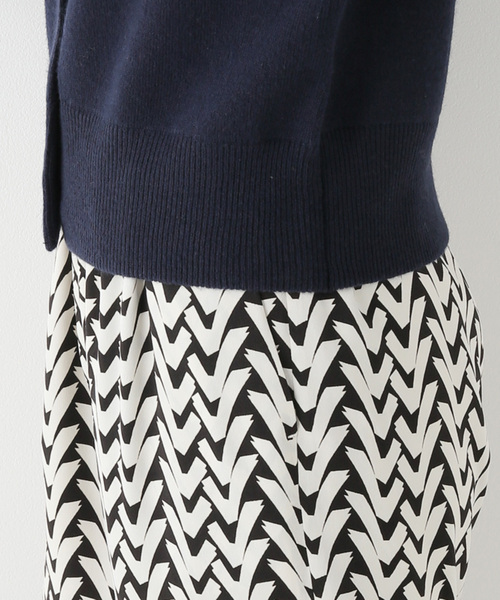 Spick & Span（スピックアンドスパン）の「スムースコンパクトニットカーディガン（カーディガン/ボレロ・レディース・ネイビー/ピンク系その他・FREE）」の16枚目の写真