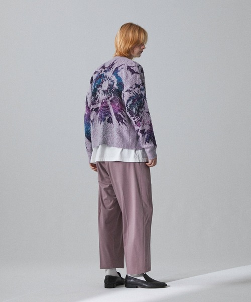 【iroquois】 イロコイ パネルデザイン カーディガン O913 Iroquois（イロコイ）の「IROQUOIS イロコイ / 5G MESH MOLDED