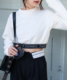 WEGO | WEGO/ロゴテープショートスウェット(スウェット)