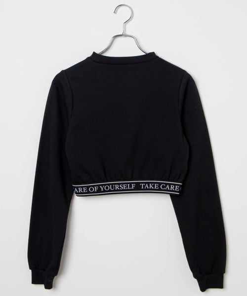 WEGO(ウィゴー)の「WEGO/ロゴテープショートスウェット(スウェット・レディース・ホワイト/ブラック・FREE)」の21枚目の写真