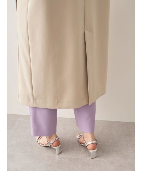 YECCA VECCA(イェッカヴェッカ)の「ノーカラーコート(ノーカラーコート・レディース・ネイビー/ベージュ/ライトベージュ・FREE)」の9枚目の写真