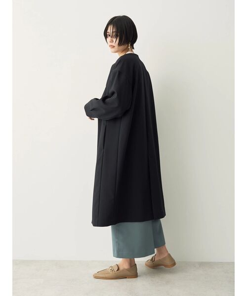 YECCA VECCA(イェッカヴェッカ)の「ノーカラーコート(ノーカラーコート・レディース・ネイビー/ベージュ/ライトベージュ・FREE)」の12枚目の写真