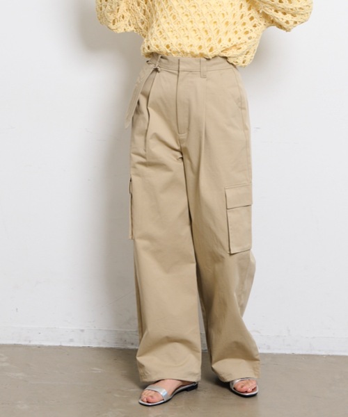 THE YOn（ザヨン）の「取り外しウエストポケット付カーゴパンツ