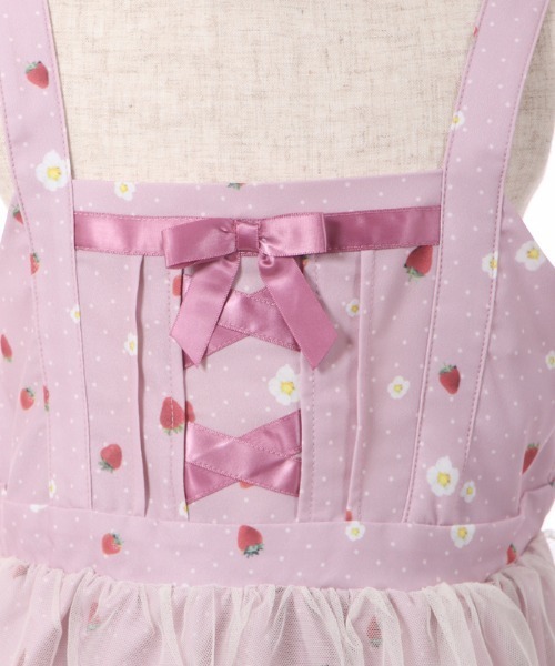 つみたていちごエプロン風スカート angelic pretty 摘みたていちごエプロン風スカート 初版 - メルカリ
