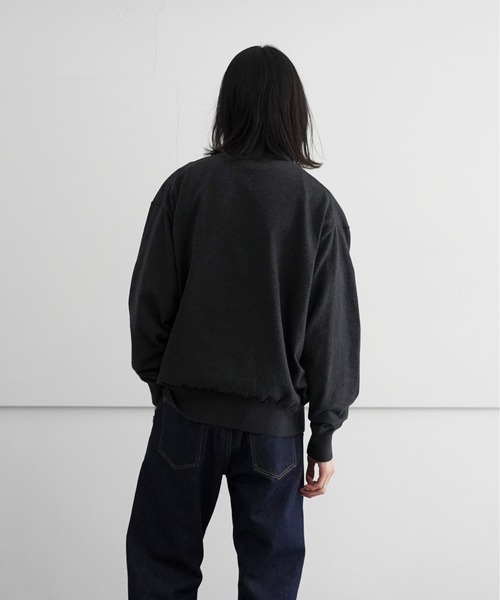 【美品】crepuscule Knit Shirts L/S ブルー　サイズ2 美品】crepuscule Knit Shirts L/S ブルー サイズ2